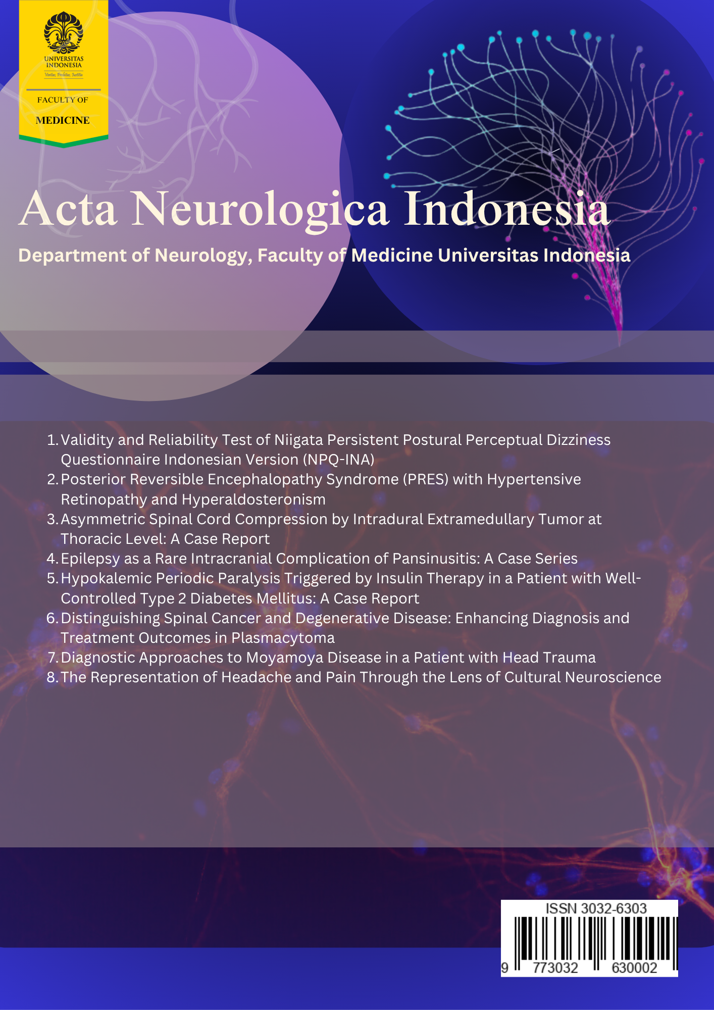 					View Vol. 4 No. 01 (2026): Acta Neurologica Indonesia
				