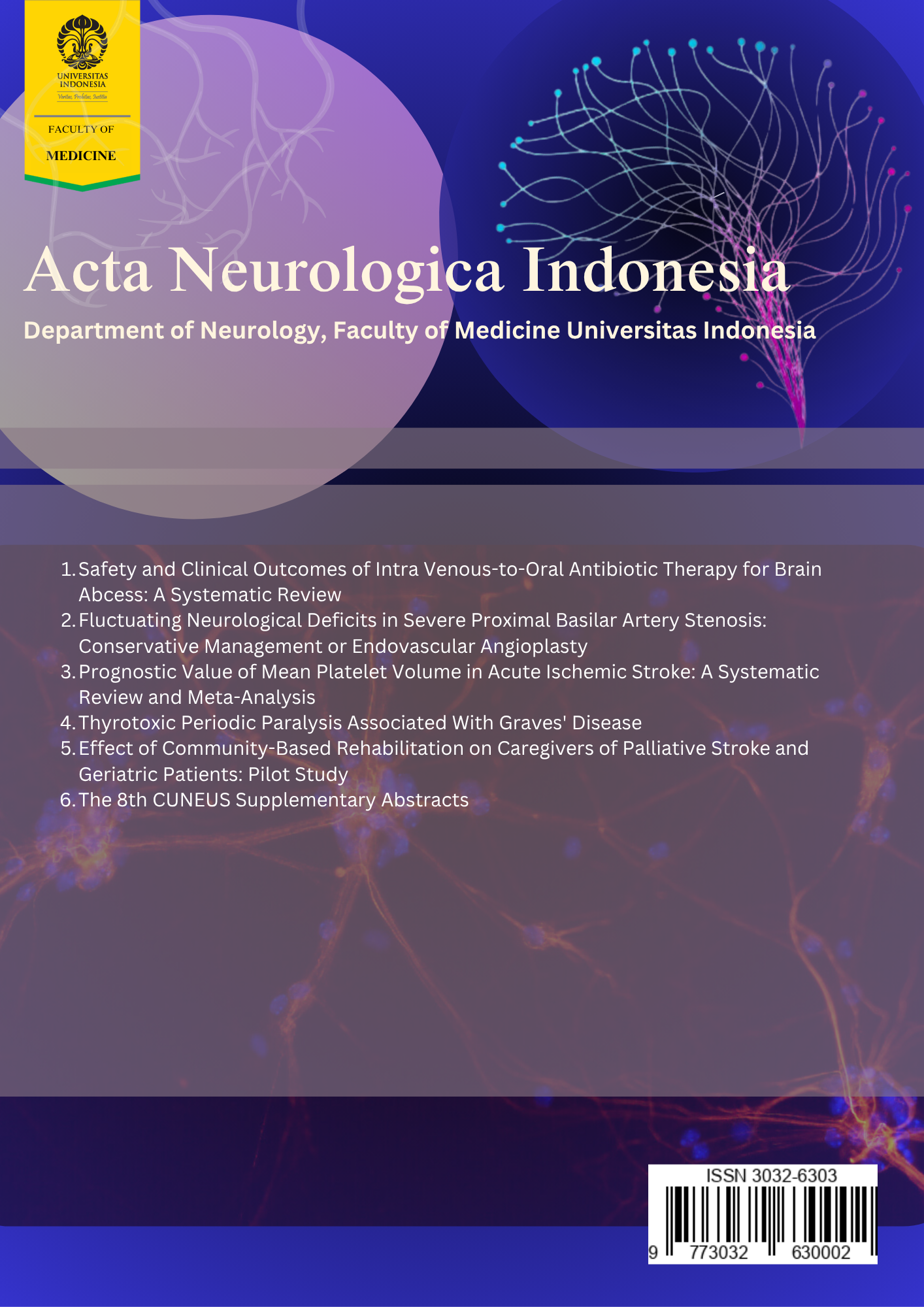 					View Vol. 4 No. 3 (2026): Acta Neurologica Indonesia
				