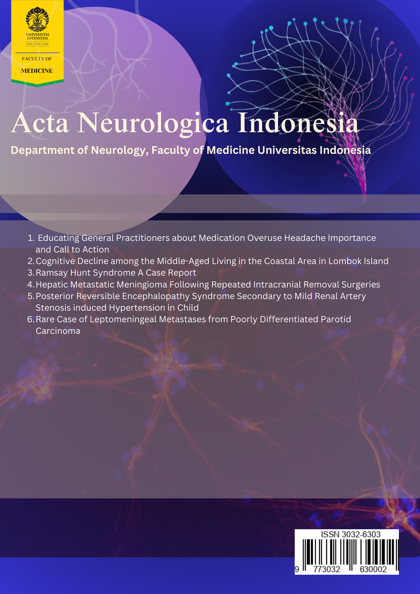 					View Vol. 3 No. 01 (2025): Acta Neurologica Indonesia
				